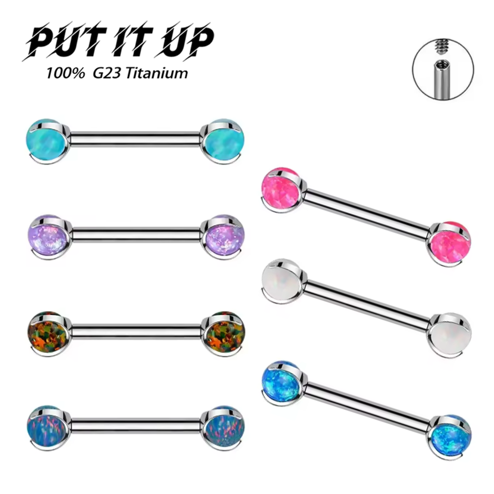 Body Piercing Quality Jewelry - F136 Titan Dream Series Opal Ohrbrücke