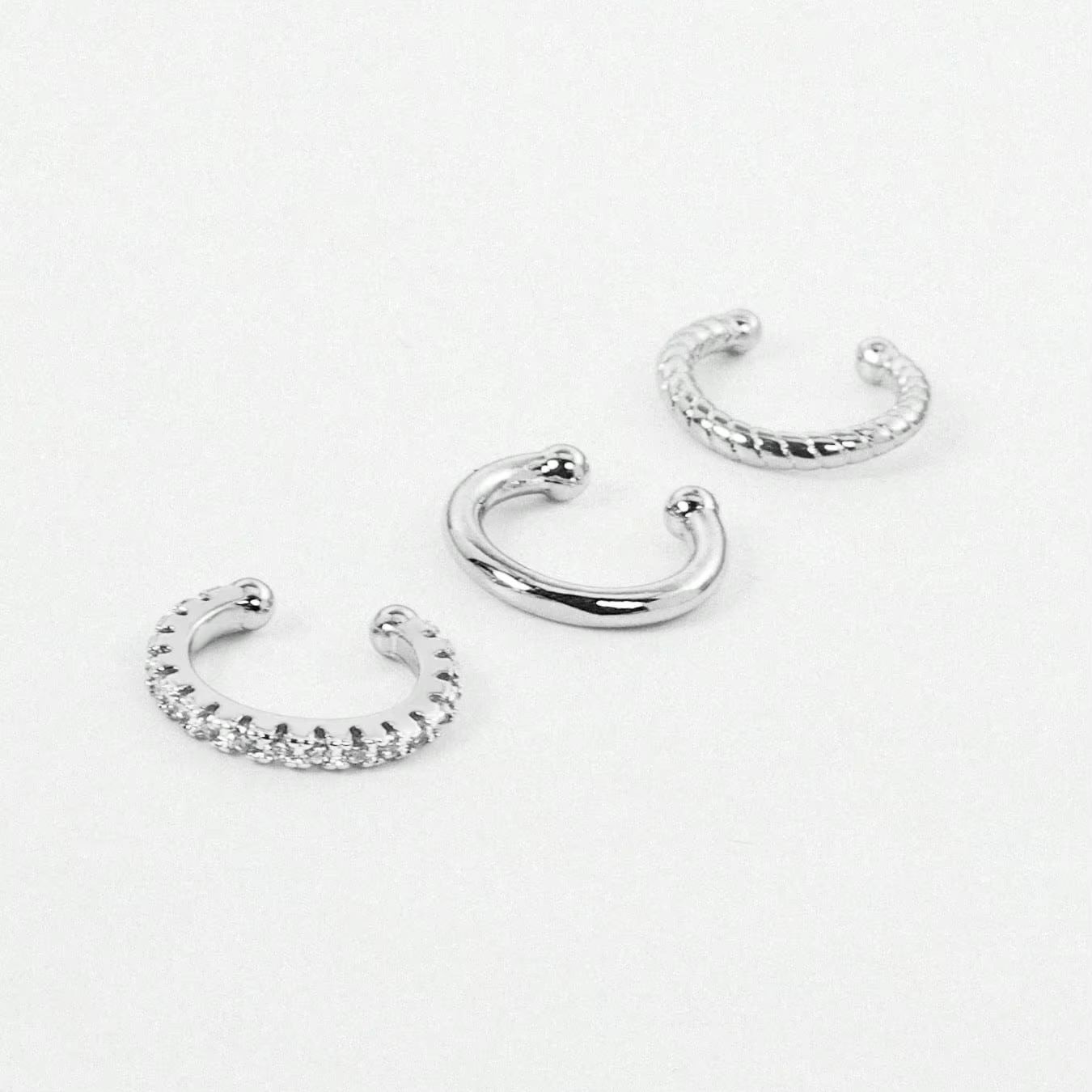3-teiliges Ohrklemmen-Set für  – Body Jewelry Hypoallergenic Bewertung und Preis