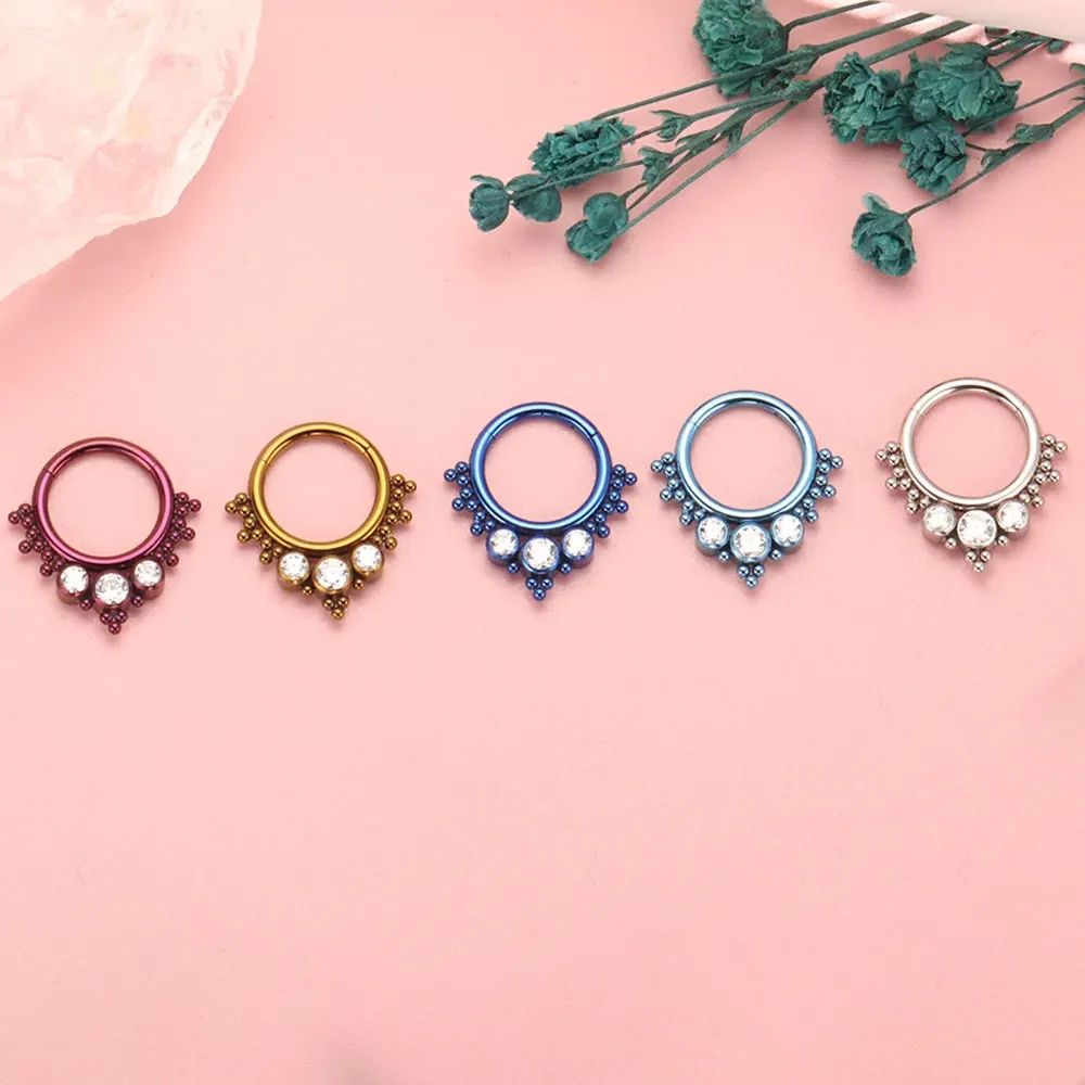 ASTM F136 Titan Clicker Hochwe – Body Piercing Quality Jewelry Bewertung und Preis