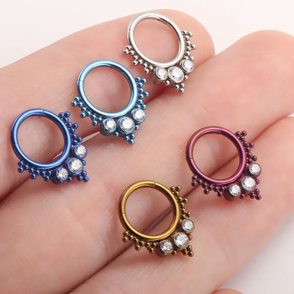 ASTM F136 Titan Clicker Hochwe – Body Piercing Quality Jewelry Bewertung und Preis