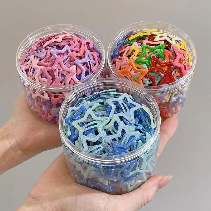 Bunte Kawaii Stern-Haarspangen – Body Jewelry Wholesale Bewertung und Preis