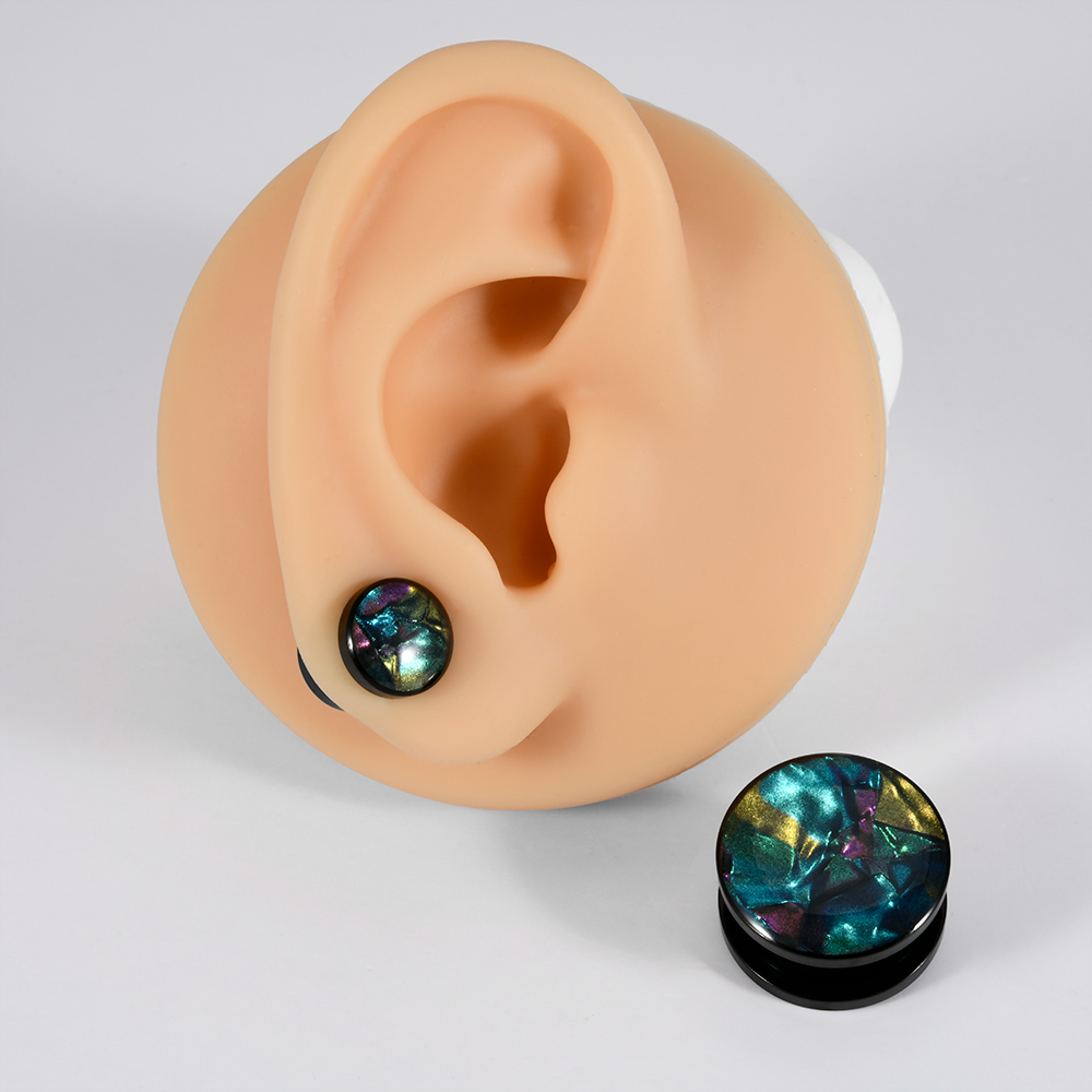 1PC Edelstahl Mix Farben Shell – Body Jewelry Ear Gauges Bewertung und Preis