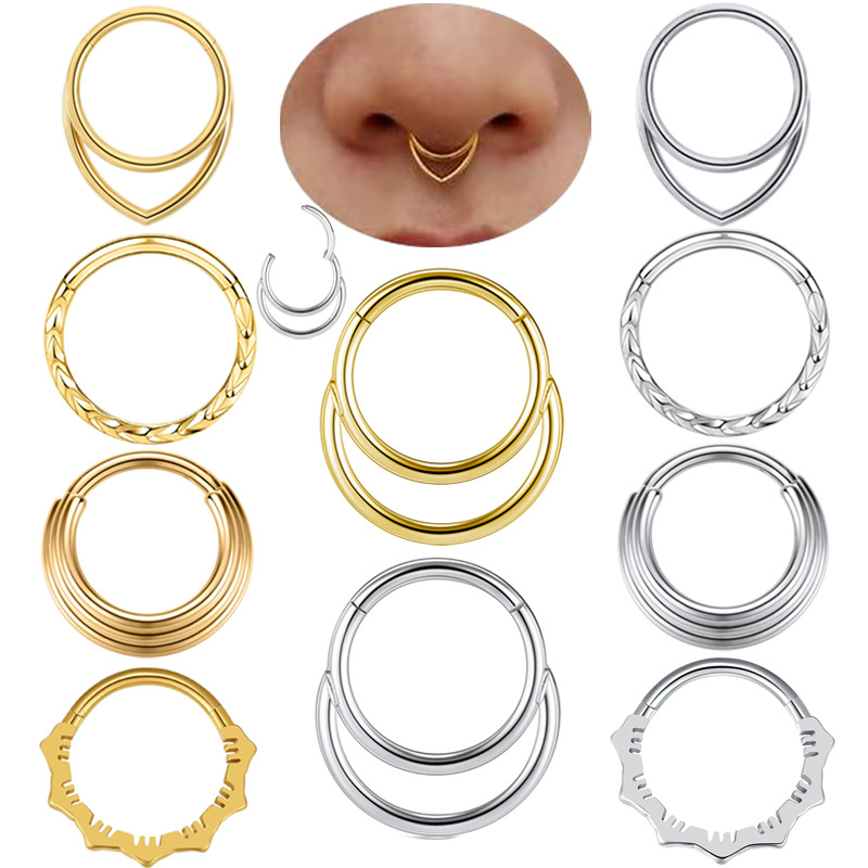 Nasen-Creolen, Metall-Nasenrin – Body Jewelry Cartilage Earrings Bewertung und Preis