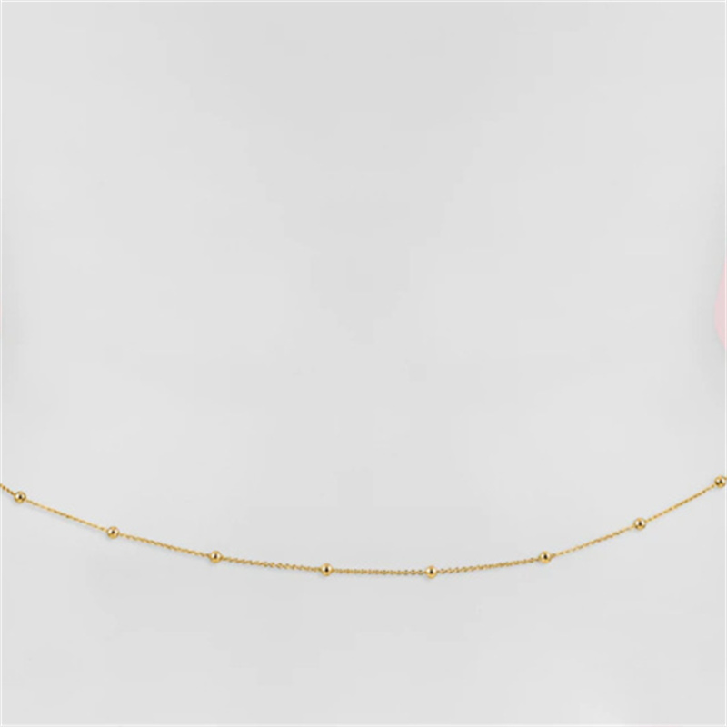 Mädchen Einfache Perlen Bauchk – Body Jewelry Waist Chains Bewertung und Preis