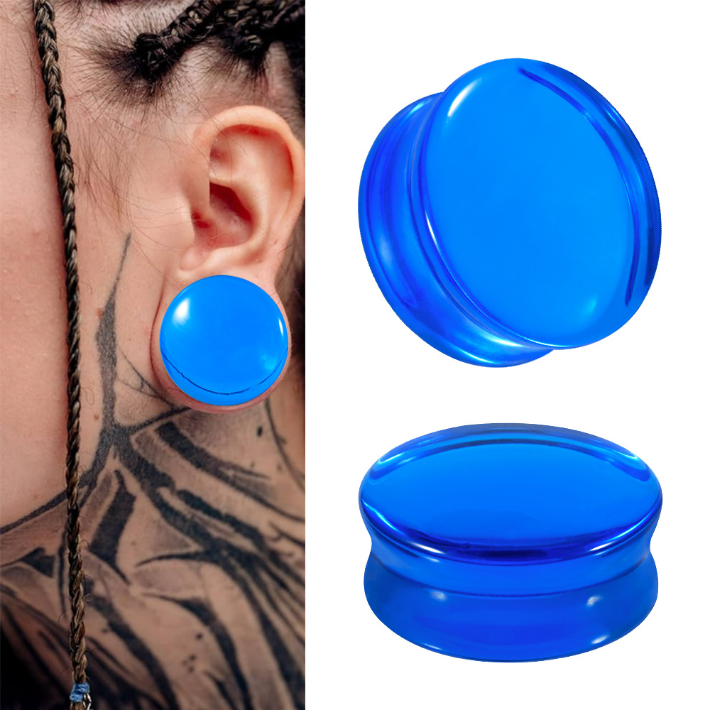 1/2/22PCS Glas & Stein Runde O – Body Jewelry Ear Gauges Bewertung und Preis