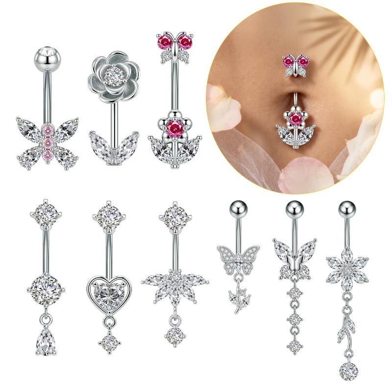1 Stück Zirkon-Dekor Bauchnabe – Body Jewelry Hypoallergenic Bewertung und Preis