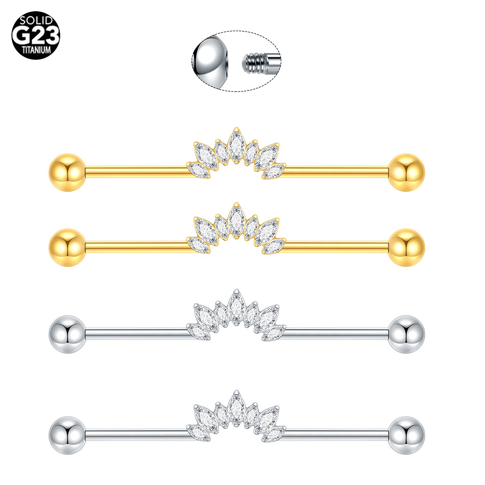 1/5PCS Titan 14G CZ Industrial – Industrial Barbell Long Bewertung und Preis