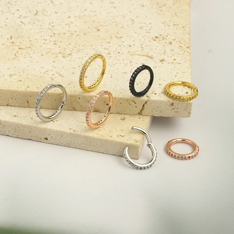 16G Klarer CZ Nasenring Hoop a – Body Jewelry Cartilage Earrings Bewertung und Preis