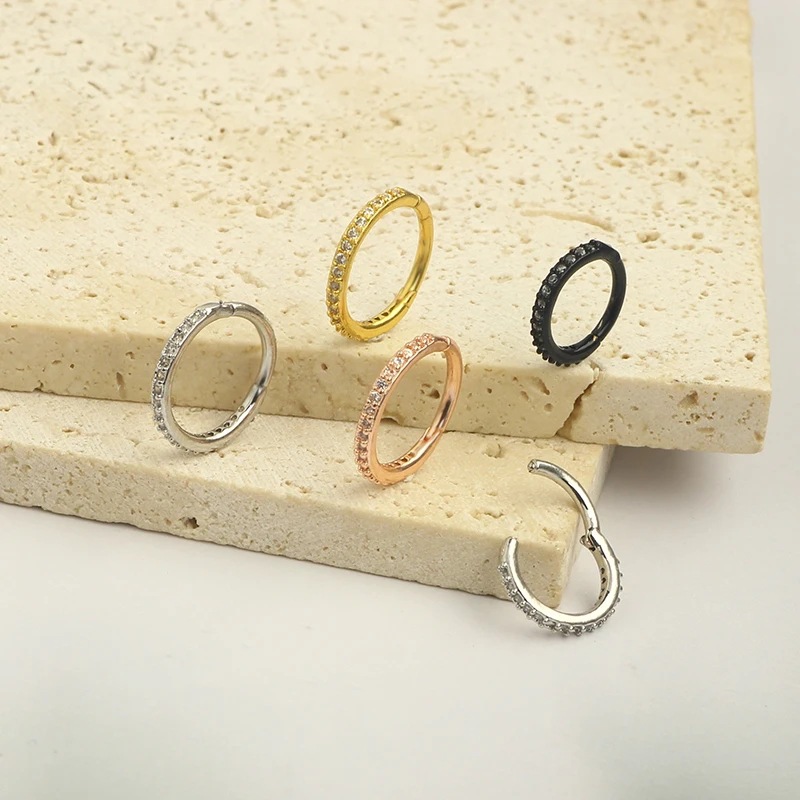 16G Klarer CZ Nasenring Hoop a – Body Jewelry Cartilage Earrings Bewertung und Preis