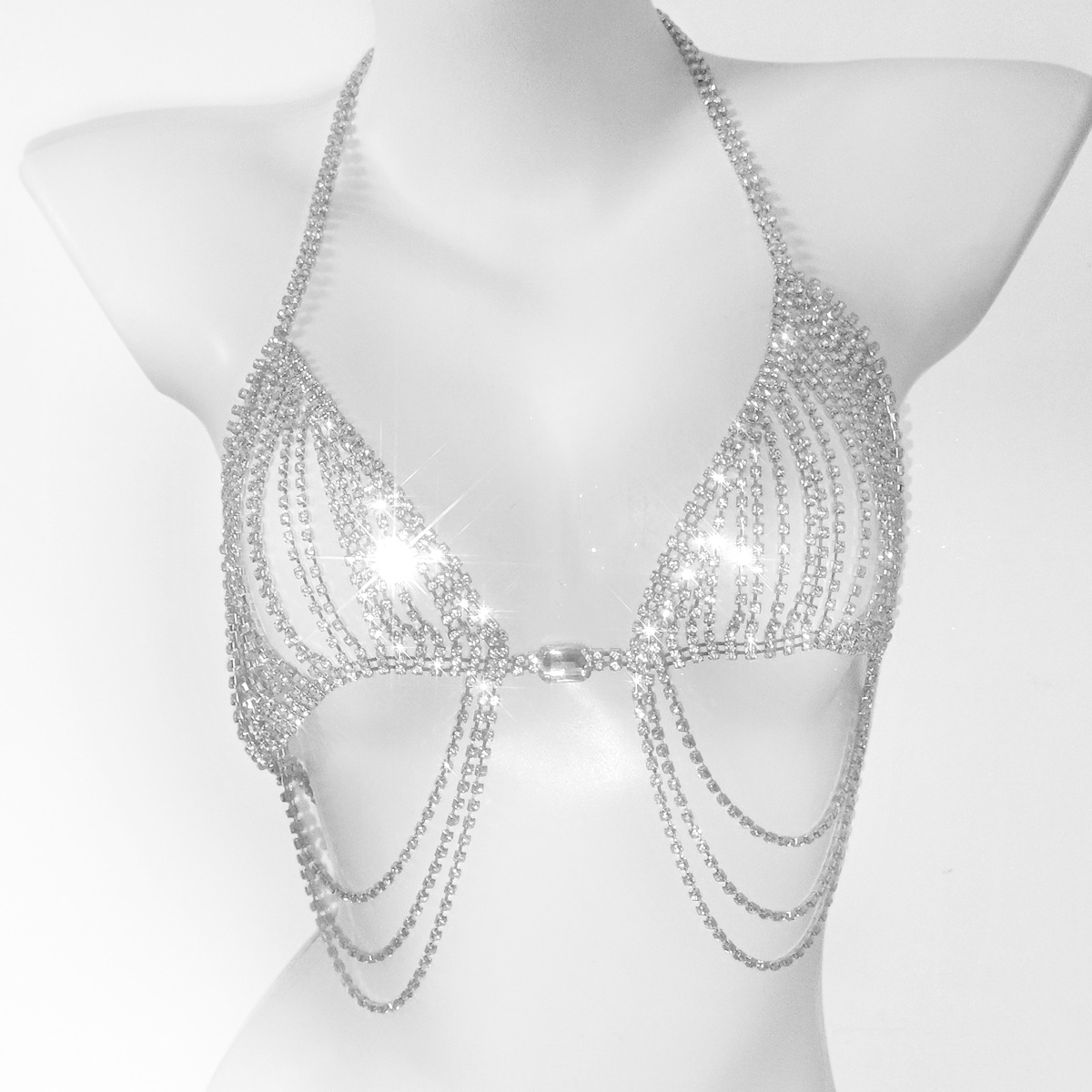Modische Quasten sexy Strass B – Body Jewelry Rhinestone Bewertung und Preis