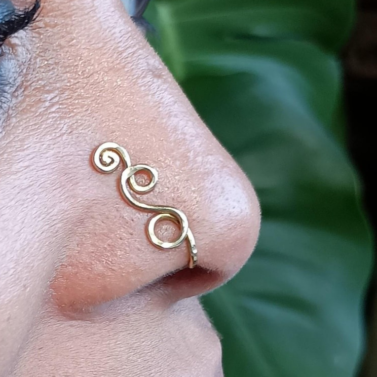 Faux-Piercing-Ring, 14K Gold F – Body Jewelry Hypoallergenic Bewertung und Preis