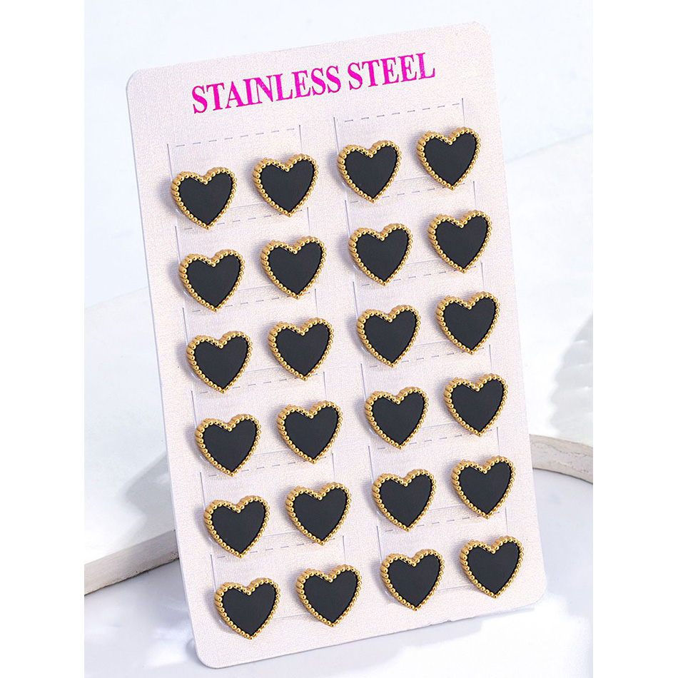 12 Paar Herz-Ohrstecker für Da – Body Jewelry Hypoallergenic Bewertung und Preis