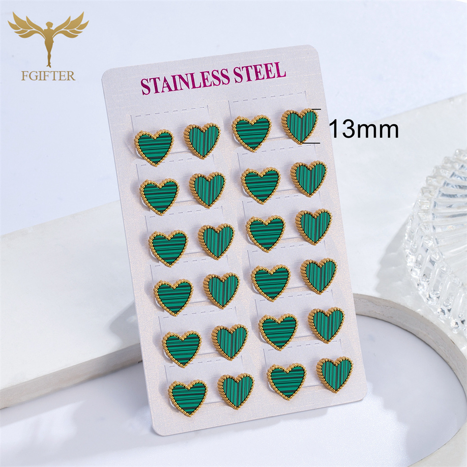 12 Paar Herz-Ohrstecker für Da – Body Jewelry Hypoallergenic Bewertung und Preis