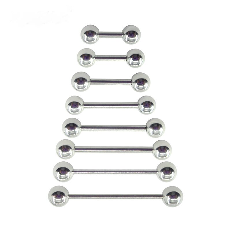 2 Stück 0,8mm Edelstahl lange  – Industrial Barbell Long Bewertung und Preis