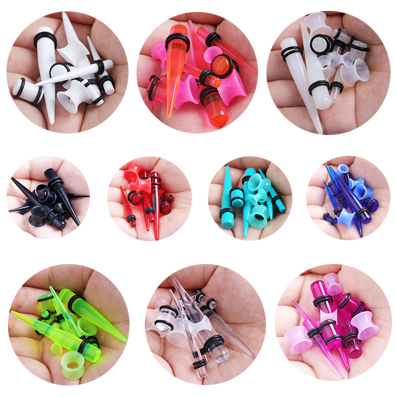 50-teiliges Acryl-Ohrmessgerät – Body Jewelry Ear Gauges Bewertung und Preis