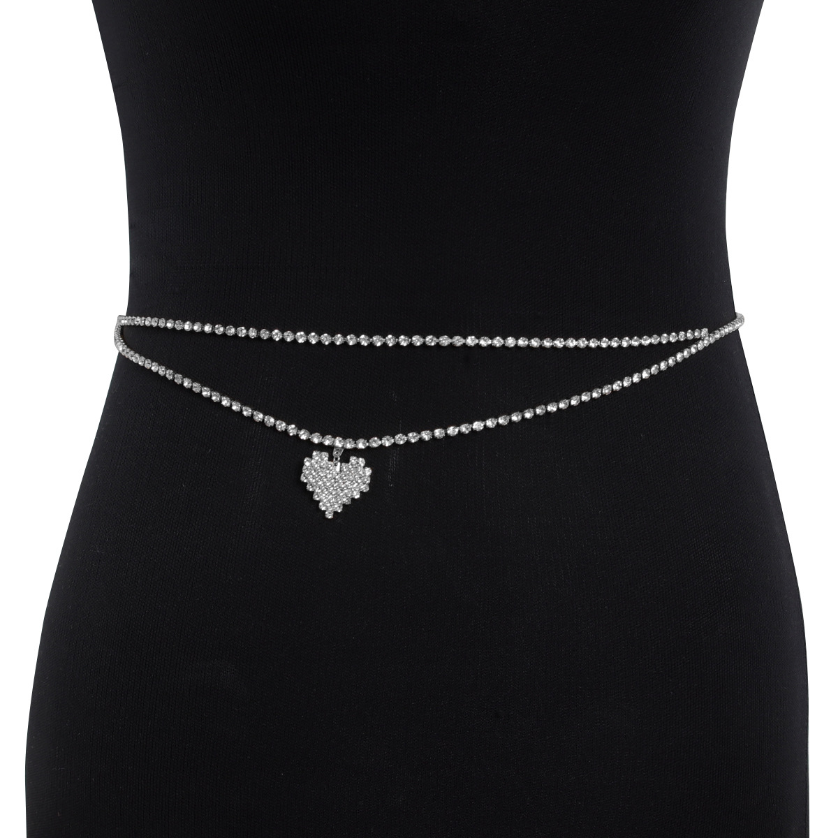 Modische herzförmige sexy Stil – Body Jewelry Rhinestone Bewertung und Preis