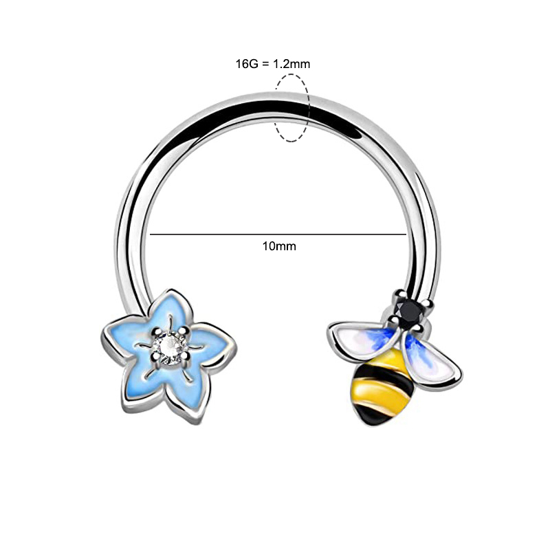 16G Septum Ring Daith Piercing – Body Jewelry Cartilage Earrings Bewertung und Preis
