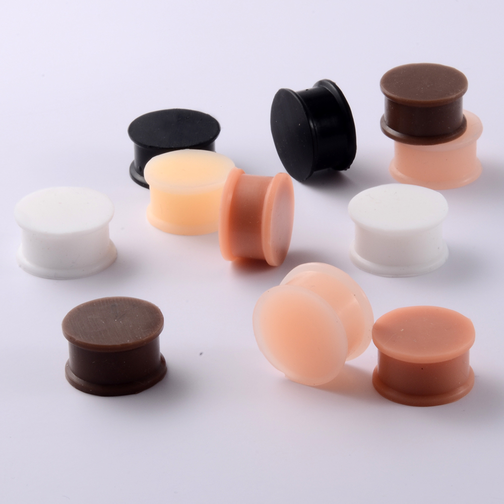 1 Paar Silikon Flexible Dicke  – Body Jewelry Ear Gauges Bewertung und Preis