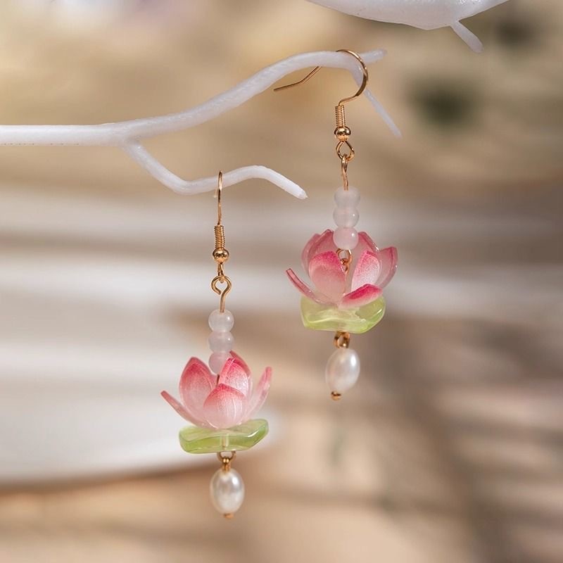 Einzigartige Lotusblüten-Ohrhä – Body Jewelry Wholesale Bewertung und Preis