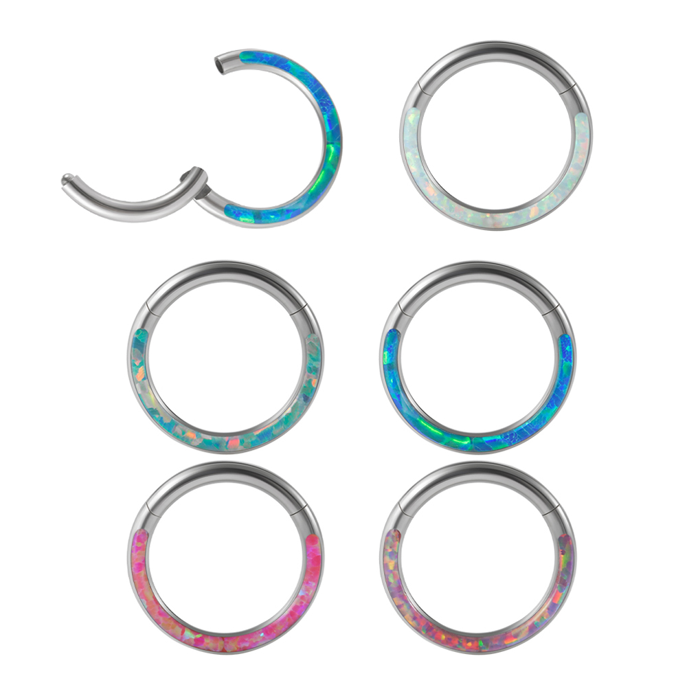 1PC Chirurgenstahl Opal Scharn – Body Piercing Quality Jewelry Bewertung und Preis