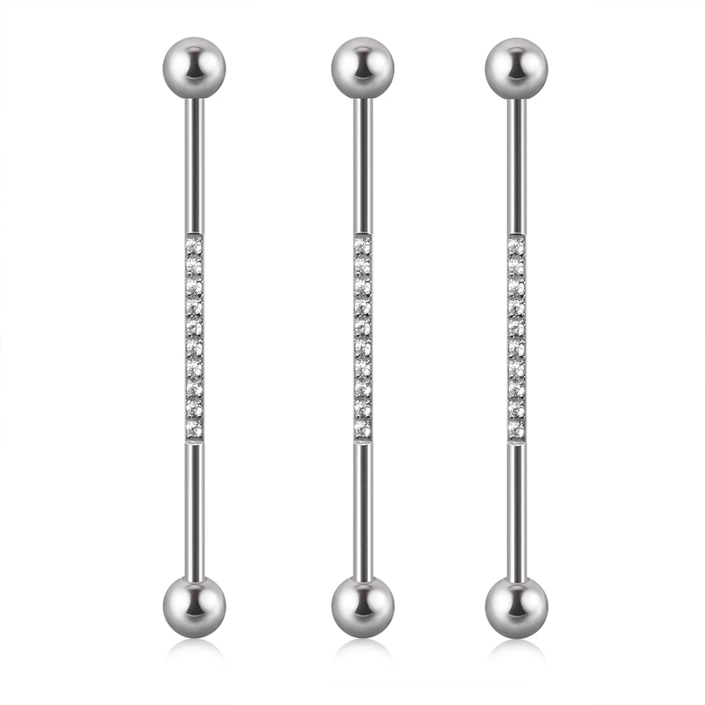 1/3Pcs Edelstahl Industrielle  – Industrial Barbell Long Bewertung und Preis