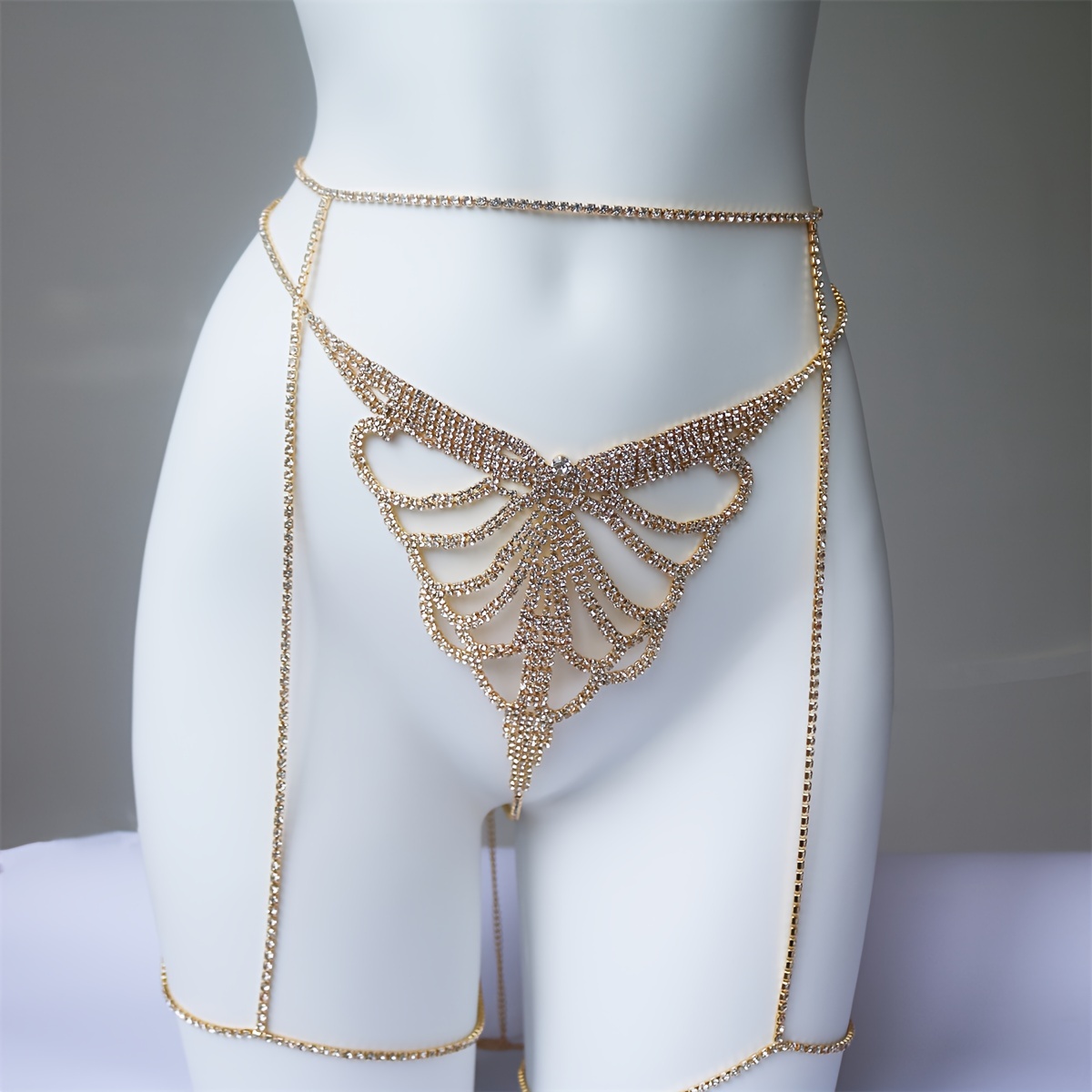 Mehr schicht iger Strass funke – Body Jewelry Rhinestone Bewertung und Preis