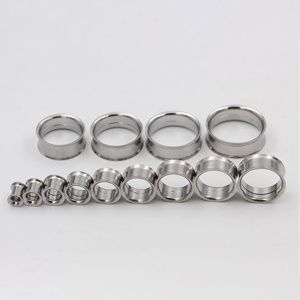 1 Paar/12 Paar Set Edelstahl-O – Body Jewelry Ear Gauges Bewertung und Preis