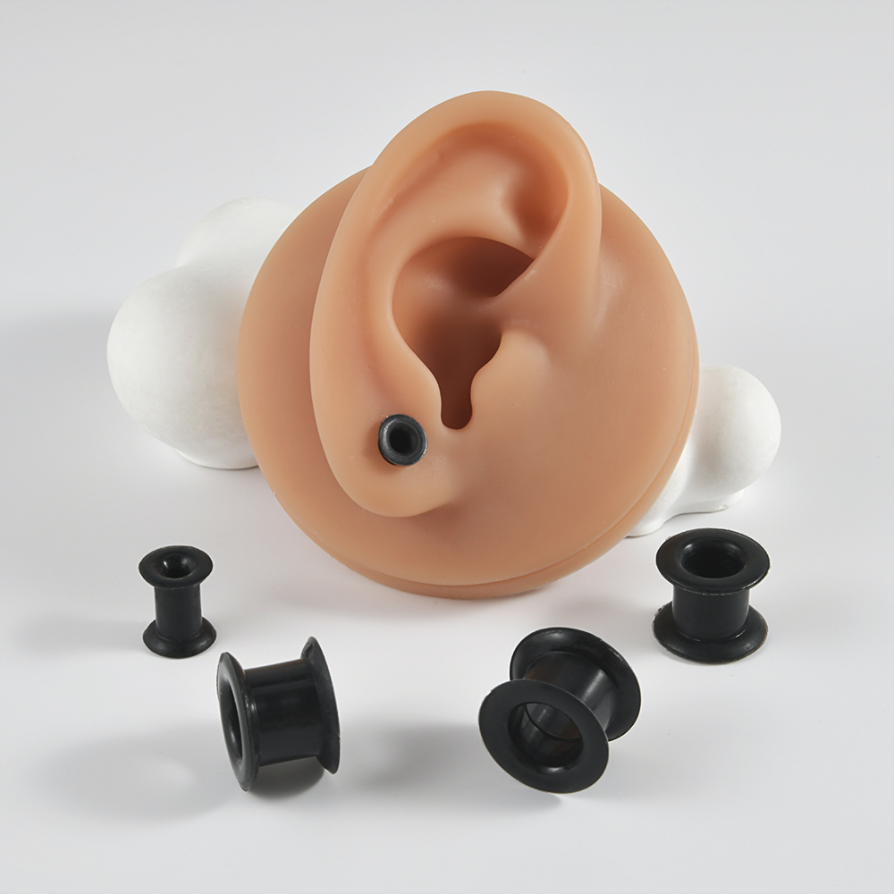 Paar Supersize Flexible schwar – Body Jewelry Ear Gauges Bewertung und Preis