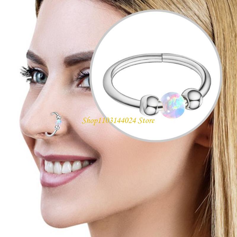 N5KE Perlen Opal Nasenringe Se – Body Jewelry Cartilage Earrings Bewertung und Preis