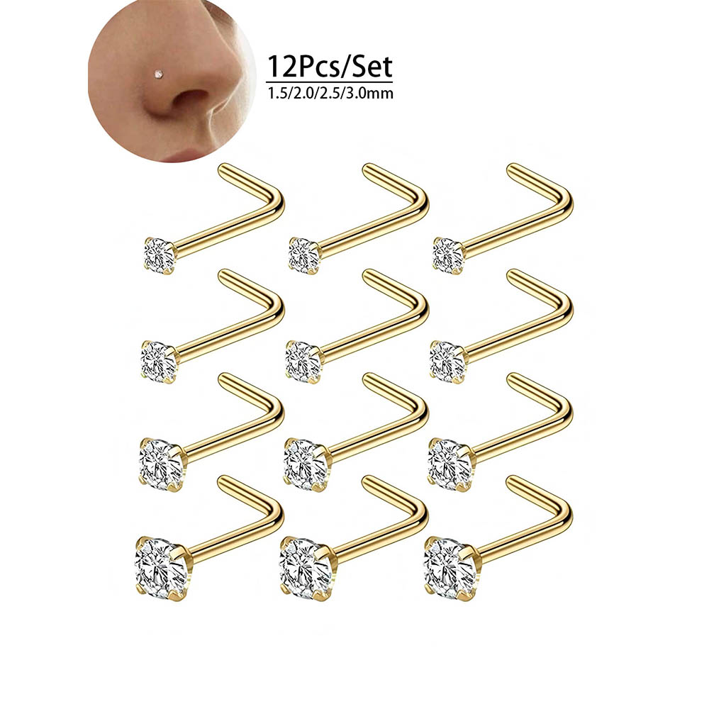 12-teiliges komplettes Set 316 – Body Jewelry Hypoallergenic Bewertung und Preis
