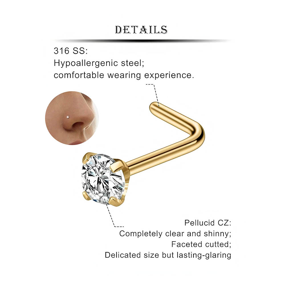 12-teiliges komplettes Set 316 – Body Jewelry Hypoallergenic Bewertung und Preis