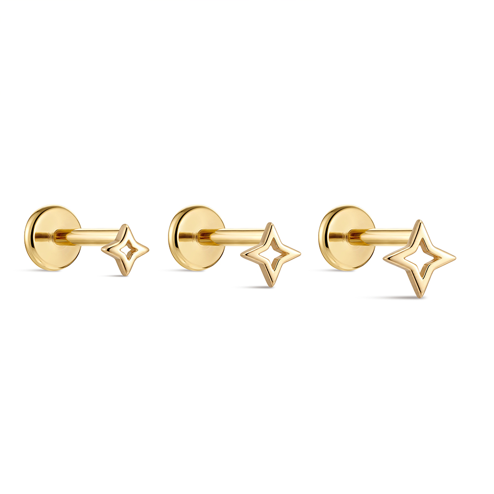 ROXI 1 Stück 5/6/8mm 14K Massi – Body Jewelry Hypoallergenic Bewertung und Preis