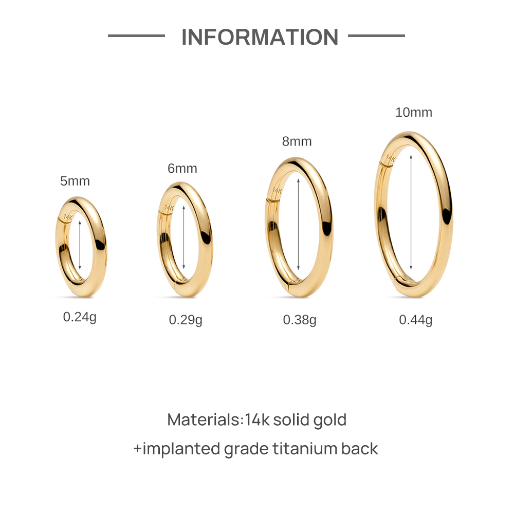 CANNER 1 Stück 14K Massivgold  – Body Jewelry Hypoallergenic Bewertung und Preis